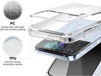 SuperClear Case Hybrid Hülle für Samsung Galaxy Z Flip4 von Screenguard