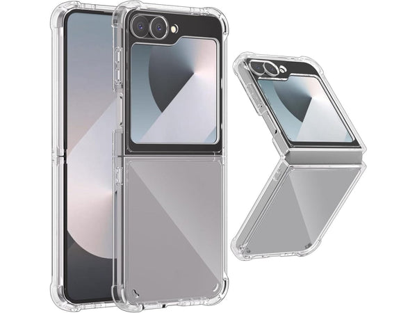 SuperClear Case Hybrid Hülle für Samsung Galaxy Z Flip6 von Screenguard