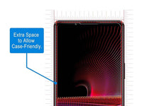 Case Friendly Screen Protector Handy Display Schutz Panzerglas Folie aus echtem 9H 2.5D Glas für Abdeckung des Sony Xperia 1 III Displays in transparent von Screenguard