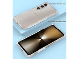 Hoch transparenter TPU Gummi Schutz Handy Hülle Clear Case klar mit verstärkten Schutzecken Bumper für das Sony Xperia 1 VI Display und Gehäuse in transparent von Screenguard
