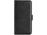 Veganes Flip Case Leder Etui Hülle mit Karten Fächer und Sichtfenster für Sony Xperia 1 VI in schwarz von Screenguard