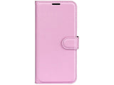 Lederhülle Karten Wallet Ledertasche Etui für Sony Xperia 1 VI in rosa von Screenguard