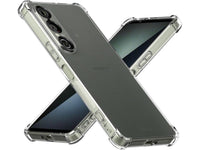 Hoch transparenter TPU Gummi Schutz Handy Hülle Clear Case klar mit verstärkten Schutzecken Bumper für das Sony Xperia 1 VII Display und Gehäuse in transparent von Screenguard