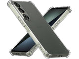 Hoch transparenter TPU Gummi Schutz Handy Hülle Clear Case klar mit verstärkten Schutzecken Bumper für das Sony Xperia 1 VII Display und Gehäuse in transparent von Screenguard