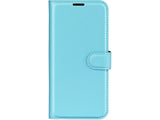 Lederhülle Karten Wallet Ledertasche Etui für Sony Xperia 1 VII in hellblau von Screenguard