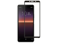 100% Fullscreen Curved Screen Protector Handy Display Schutz Glas für komplette Abdeckung des Sony Xperia 10 II Display in schwarz von Screenguard