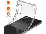 Hoch transparenter TPU Gummi Schutz Handy Hülle Clear Case klar mit verstärkten Schutzecken Bumper für das Sony Xperia 10 II Display und Gehäuse in transparent von Screenguard