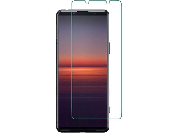 Case Friendly Screen Protector Handy Display Schutz Panzerglas Folie aus echtem 9H 2.5D Glas für Abdeckung des Sony Xperia 10 II Displays in transparent von Screenguard