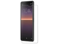 Case Friendly Screen Protector Handy Display Schutz Panzerglas Folie aus echtem 9H 2.5D Glas für Abdeckung des Sony Xperia 10 II Displays in transparent von Screenguard