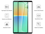 100% Fullscreen Curved Screen Protector Handy Display Schutz Glas für komplette Abdeckung des Sony Xperia 10 IV Display in schwarz von Screenguard