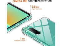 Hoch transparenter TPU Gummi Schutz Handy Hülle Clear Case klar mit verstärkten Schutzecken Bumper für das Sony Xperia 10 IV Display und Gehäuse in transparent von Screenguard