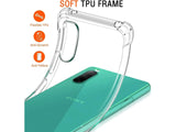 Hoch transparenter TPU Gummi Schutz Handy Hülle Clear Case klar mit verstärkten Schutzecken Bumper für das Sony Xperia 10 IV Display und Gehäuse in transparent von Screenguard