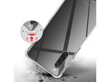 Hoch transparenter TPU Gummi Schutz Handy Hülle Clear Case klar mit verstärkten Schutzecken Bumper für das Sony Xperia 10 V Display und Gehäuse in transparent von Screenguard