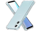 Hoch transparenter TPU Gummi Schutz Handy Hülle Clear Case klar mit verstärkten Schutzecken Bumper für das Sony Xperia 10 VI Display und Gehäuse in transparent von Screenguard