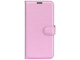 Lederhülle Karten Wallet Ledertasche Etui für Sony Xperia 10 VI in rosa von Screenguard