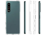 Hoch transparenter TPU Gummi Schutz Handy Hülle Clear Case klar mit verstärkten Schutzecken Bumper für das Sony Xperia 5 III Display und Gehäuse in transparent von Screenguard