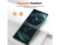 Case Friendly Screen Protector Handy Display Schutz Panzerglas Folie aus echtem 9H 2.5D Glas für Abdeckung des Sony Xperia 5 III Displays in transparent von Screenguard