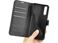 Lederhülle Karten Wallet Ledertasche Etui für Sony Xperia 5 IV in schwarz von Screenguard