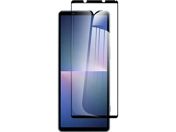 100% Fullscreen Curved Screen Protector Handy Display Schutz Glas für komplette Abdeckung des Sony Xperia 5 V Display in schwarz von Screenguard