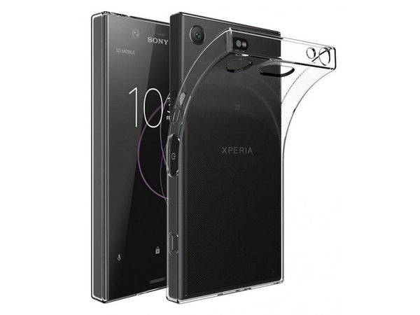 Gummi Hülle für Sony Xperia XZ1 Compact aus flexiblem Soft TPU, kristallklar und transparent von Screenguard