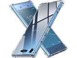 Hoch transparenter TPU Gummi Schutz Handy Hülle Clear Case klar mit verstärkten Schutzecken Bumper für das Sony Xperia XZ1 Display und Gehäuse in transparent von Screenguard