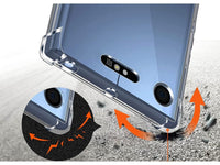 Hoch transparenter TPU Gummi Schutz Handy Hülle Clear Case klar mit verstärkten Schutzecken Bumper für das Sony Xperia XZ1 Display und Gehäuse in transparent von Screenguard