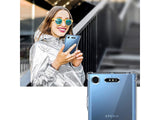 Hoch transparenter TPU Gummi Schutz Handy Hülle Clear Case klar mit verstärkten Schutzecken Bumper für das Sony Xperia XZ1 Display und Gehäuse in transparent von Screenguard
