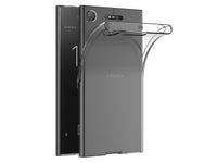 Gummi Hülle für Sony Xperia XZ1 aus flexiblem Soft TPU, kristallklar und transparent von Screenguard