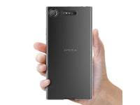 Gummi Hülle für Sony Xperia XZ1 aus flexiblem Soft TPU, kristallklar und transparent von Screenguard