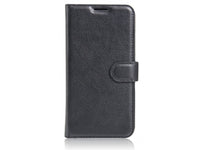 Lederhülle Karten Wallet Ledertasche Etui für Sony Xperia XZ1 in schwarz von Screenguard