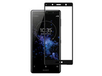 100% Fullscreen Curved Screen Protector Handy Display Schutz Glas für komplette Abdeckung des Sony Xperia XZ2 Compact Display in schwarz von Screenguard