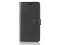 Lederhülle Karten Wallet Ledertasche Etui für Sony Xperia XZ2 Compact in schwarz von Screenguard