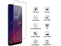 Case Friendly Screen Protector Handy Display Schutz Panzerglas Folie aus echtem 9H 2.5D Glas für Abdeckung des Wiko Power U10 Displays in transparent von Screenguard