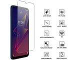 Case Friendly Screen Protector Handy Display Schutz Panzerglas Folie aus echtem 9H 2.5D Glas für Abdeckung des Wiko Power U10 Displays in transparent von Screenguard