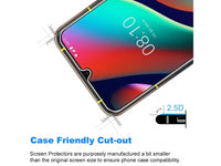 Case Friendly Screen Protector Handy Display Schutz Panzerglas Folie aus echtem 9H 2.5D Glas für Abdeckung des Wiko View 3 Pro Displays in transparent von Screenguard