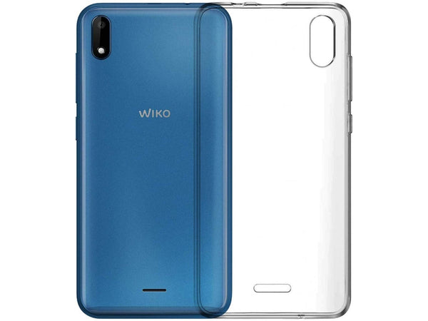 Gummi Hülle für Wiko Y50 aus flexiblem Soft TPU, kristallklar und transparent von Screenguard