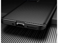 Hochwertig stabile Soft TPU Smartphone Handy Hülle im Carbon Design für Xiaomi 12 zum Schutz des Display und Gehäuse Cover in schwarz von Screenguard