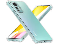 Hoch transparenter TPU Gummi Schutz Handy Hülle Clear Case klar mit verstärkten Schutzecken Bumper für das Xiaomi 12 Lite Display und Gehäuse in transparent von Screenguard