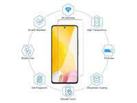 Case Friendly Screen Protector Handy Display Schutz Panzerglas Folie aus echtem 9H 2.5D Glas für Abdeckung des Xiaomi 12 Lite Displays in transparent von Screenguard