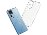 Gummi Hülle für Xiaomi 12T aus flexiblem Soft TPU, kristallklar und transparent von Screenguard