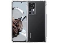 Hoch transparenter TPU Gummi Schutz Handy Hülle Clear Case klar mit verstärkten Schutzecken Bumper für das Xiaomi 12T Pro Display und Gehäuse in transparent von Screenguard