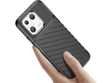 Moderne Design Hülle Cover für das Xiaomi 13 mit Stripes zum Schutz von Kratzern, Dellen, Display aus TPU Gummi in schwarz von Screenguard