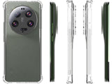 Hoch transparenter TPU Gummi Schutz Handy Hülle Clear Case klar mit verstärkten Schutzecken Bumper für das Xiaomi 13 Ultra Display und Gehäuse in transparent von Screenguard