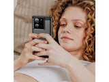 Flexible Handy Schutzhülle mit gebürster Carbon Textur auf der Rückseite für zum Schutz des Xiaomi 13T  Display und Gehäuse Case in schwarz von Screenguard