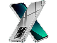 Hoch transparenter TPU Gummi Schutz Handy Hülle Clear Case klar mit verstärkten Schutzecken Bumper für das Xiaomi 13T Pro Display und Gehäuse in transparent von Screenguard