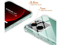 Hoch transparenter TPU Gummi Schutz Handy Hülle Clear Case klar mit verstärkten Schutzecken Bumper für das Xiaomi 13T Pro Display und Gehäuse in transparent von Screenguard