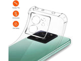 Hoch transparenter TPU Gummi Schutz Handy Hülle Clear Case klar mit verstärkten Schutzecken Bumper für das Xiaomi 13T Pro Display und Gehäuse in transparent von Screenguard