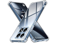 Hoch transparenter TPU Gummi Schutz Handy Hülle Clear Case klar mit verstärkten Schutzecken Bumper für das Xiaomi 14T Display und Gehäuse in transparent von Screenguard