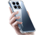 Hoch transparenter TPU Gummi Schutz Handy Hülle Clear Case klar mit verstärkten Schutzecken Bumper für das Xiaomi 14T Pro Display und Gehäuse in transparent von Screenguard