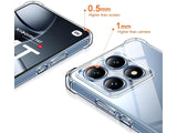 Hoch transparenter TPU Gummi Schutz Handy Hülle Clear Case klar mit verstärkten Schutzecken Bumper für das Xiaomi 14T Pro Display und Gehäuse in transparent von Screenguard